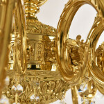 Фото 3 Люстра бронзовая с хрусталём 71301/12/360 A G