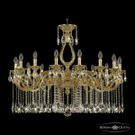 Фото 1 Люстра бронзовая с хрусталём 71301/16/360 A G