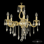 Фото 1 Люстра бронзовая с хрусталём 71301/5/175 B G