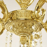 Фото 2 Люстра бронзовая с хрусталём 71301/5/175 B G