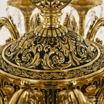 Фото 1 Люстра бронзовая с хрусталём 71302/16/300 A GB