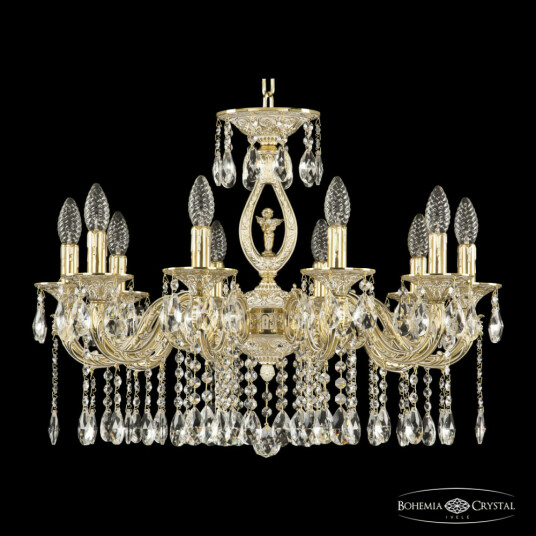 Фото Люстра бронзовая с хрусталём 71401/10/210 A GW FA10S