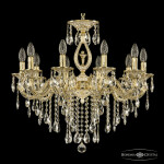 Фото 1 Люстра бронзовая с хрусталём 71401/10/210 B GW FA10S