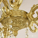 Фото 1 Люстра бронзовая с хрусталём 71401/5/175 A G FA10S