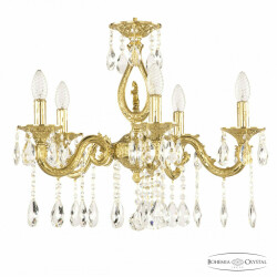 Фото Люстра бронзовая с хрусталём 71401/5/175 A G FH1S