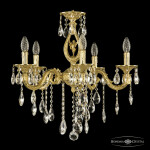 Фото 1 Люстра бронзовая с хрусталём 71401/5/175 B G FA5S