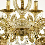 Фото 2 Люстра бронзовая с хрусталём 71402/8/175 A GW FH1S