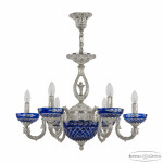 Фото Люстра бронзовая 71403P/6/175 NW P Clear-Blue/H-1J FA10S