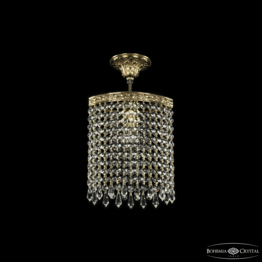 Фото Подвесной светильник столб хрустальный 19203/20IV G Drops