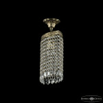 Фото 1 Подвесной светильник столб хрустальный 19203/25IV G Leafs-Лист