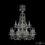 Фото Люстра хрустальная 1402/10+5/240/XL-90/2d G
