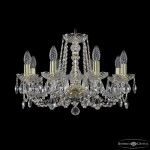 Фото Люстра хрустальная 1402/8/195 G Bohemia Ivele Crystal