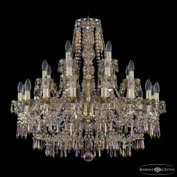 Фото Люстра хрустальная 1403/16+8+4/300 G M801