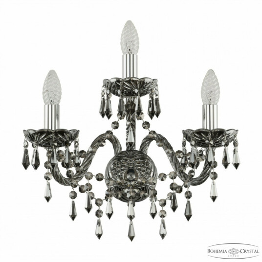 Фото Бра хрустальные 1403B/2+1/160 Ni M781