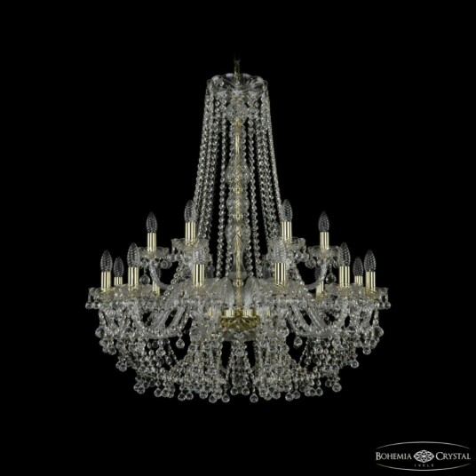 Фото Люстра хрустальная 1409/12+6/300/h-95 G