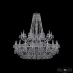 Фото Люстра хрустальная 1409/20+10/400/2d Ni