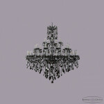 Фото Люстра хрустальная 1415/20+10+5/400 Ni M781