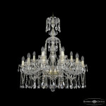 Фото Люстра хрустальная 1413/12+6/300/XL-95 G