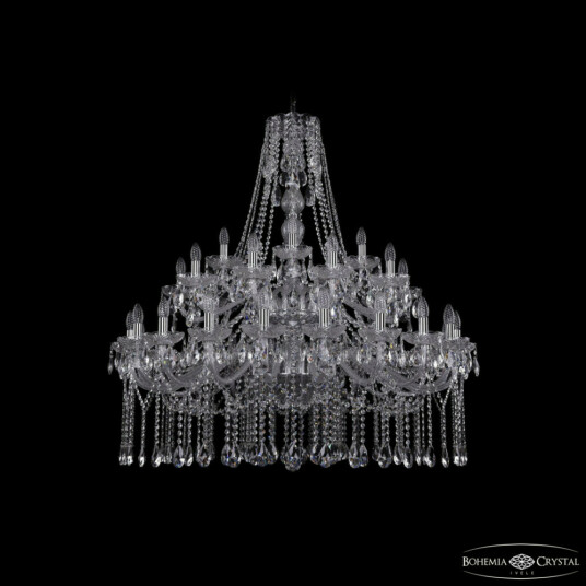 Фото Люстра хрустальная 1413/20+10+5/400/2d Ni