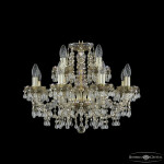 Фото 1 Люстра хрустальная 1410/8+4/195 G V0300 M801 Bohemia Ivele Crystal