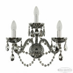 Фото 1 Бра хрустальные 1402B/2+1/160 Ni M781