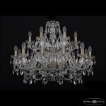 Фото Люстра хрустальная 1411/12+6/300/2d Pa