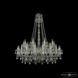 Фото Люстра хрустальная 1411/20+10/400/h-130 G