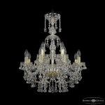 Фото Люстра хрустальная 1409/8+4/195/XL-68 G