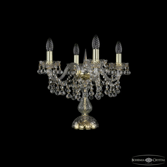 Фото Настольная лампа хрустальная 1409L/4/141-39 G