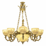 Фото Люстра бронзовая 72003P/9/210 G Angel P1 U Y8 FA4M