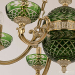 Фото 3 Подвесной светильник бронзовый 72009P/6/175 GW P Clear-Green/H-1J Y8 FL2S