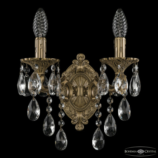 Фото Бра бронзовые с хрусталём 7202B11/2/125 B FP