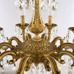 Фото 2 Люстра бронзовая с хрусталём 72101/10/210 A FP