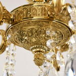 Фото 2 Люстра бронзовая с хрусталём 72101/5/175 A G