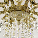 Фото 3 Люстра бронзовая с хрусталём 72101/8/175 B GW