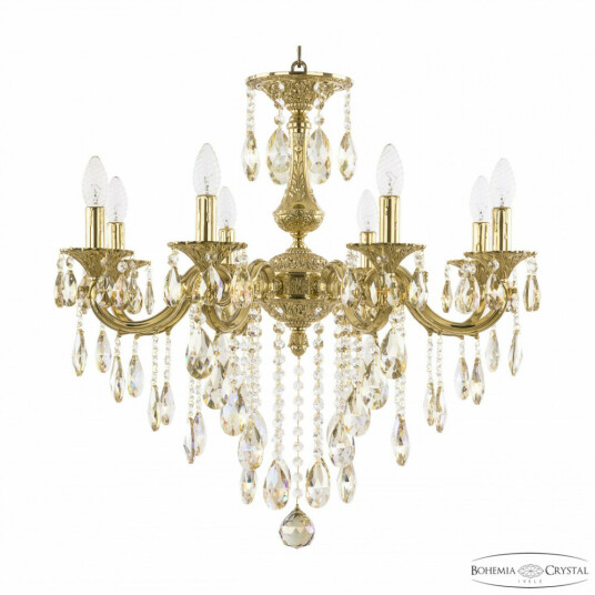 Фото Люстра бронзовая с хрусталём 72101/8/210 B G K801