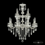 Фото 1 Люстра бронзовая с хрусталём 72101/8+4/210/2d B NW