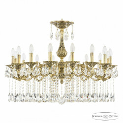 Фото Люстра бронзовая с хрусталём 72102/16/300 A GB