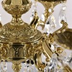 Фото 2 Люстра бронзовая с хрусталём 72102/6/125 B G