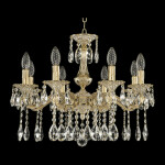 Фото 1 Люстра бронзовая с хрусталём 72102/8/175 A GW