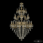 Фото 1 Люстра бронзовая с хрусталём 72103/12+6+6/300/3d B FP