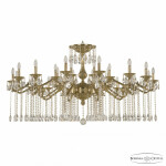 Фото Люстра бронзовая с хрусталём 72107/24/590 A G