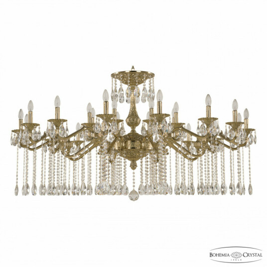 Фото Люстра бронзовая с хрусталём 72107/24/590 A G