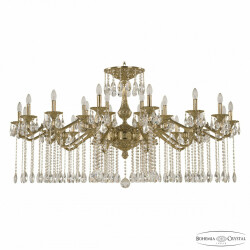 Фото Люстра бронзовая с хрусталём 72107/24/590 A G