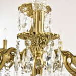 Фото 3 Люстра бронзовая с хрусталём 72201/10/210 B FP