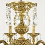 Фото 4 Люстра бронзовая с хрусталём 72201/10/210 B FP