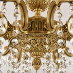 Фото 3 Люстра бронзовая с хрусталём 72202/10/250 A FP