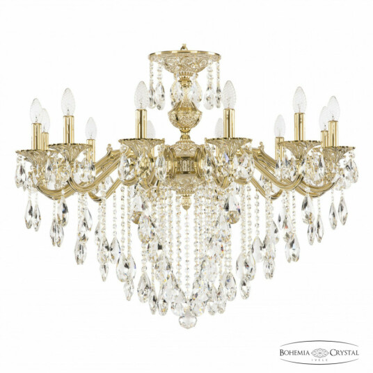 Фото Люстра бронзовая с хрусталём 72202/10/300 B GW