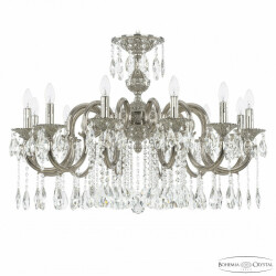 Фото Люстра бронзовая с хрусталём 72203/12/300 A Ni