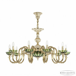 Фото Люстра бронзовая 72203P/10/300 GW P Clear-Green/H-1H